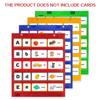 Educational Wall Organiser With Clear Pockets Boosts Interactive Learning & Engagement. Home School Learning Station