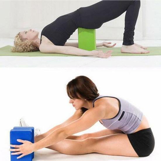 Protiskluzová pomůcka pro cvičení jógy Pilate Block EVA Foam Brick Body Strečink