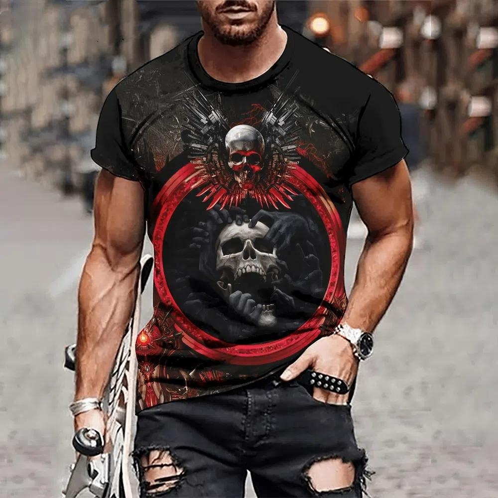 XXS-6XL Plus Size T-Shirts Summer Vintage Men's Tops Outdoor Casual Men's Short Sleeve Tees Oversized Men's Clothing Pullover