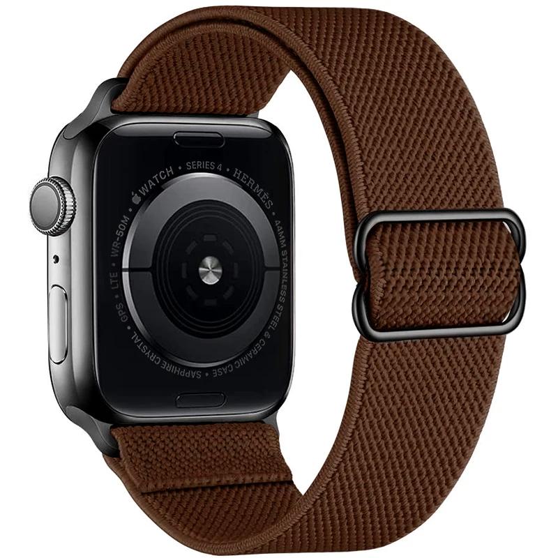 Adjustable Nylon Loop Strap For Apple Watch Series Ultra 11 10 9 8 7 46mm 45mm 41mm Fabric Strap For Iwatch 6 5 4 SE 44mm 40mm