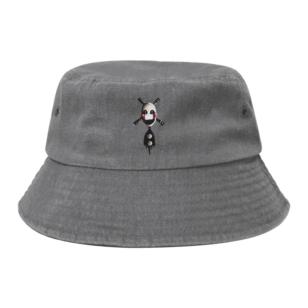 Girl Bucket Hat FNAF At Freddys The Puppet Beach Hatwear Foldable Outdoor Fishing Hat Bob Hat Birthday Gift Idea