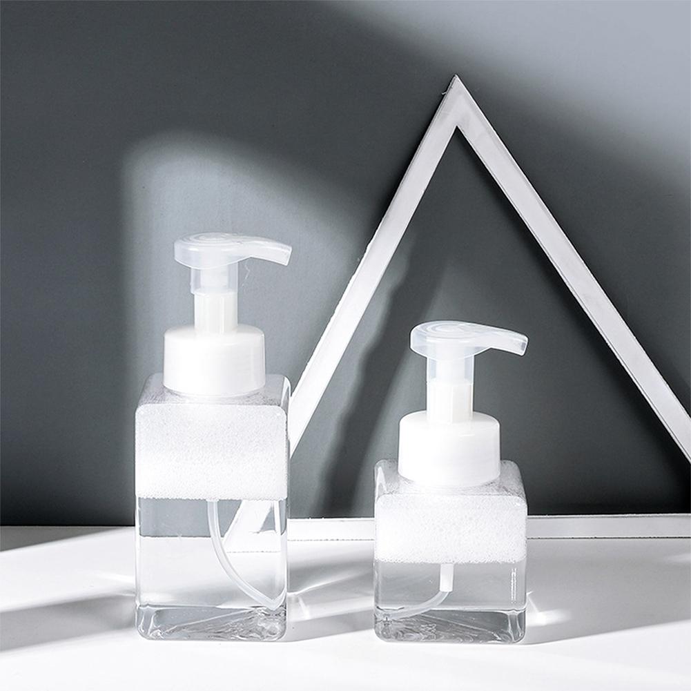 For Bathroom Kitchen Dispenser Foam Bottle 1* Empty High Capacity Plastic Practical To Use Resistant Transparent