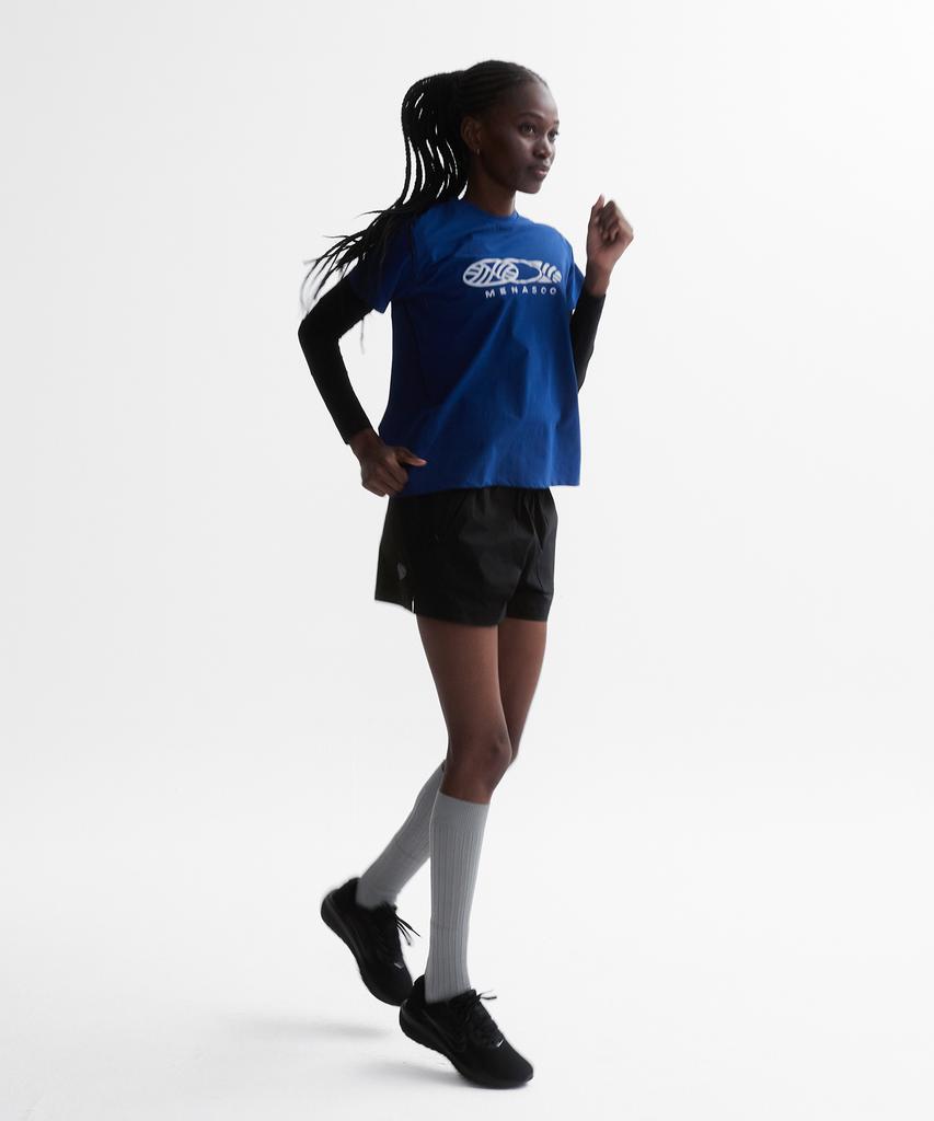 Minasu Venode Three Track Logo Active Tshirts_Blue (Basic Fit)