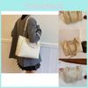 Chic Street Style Woven Tote Bag For Women Stylish Large Capacity Shoulder Bag