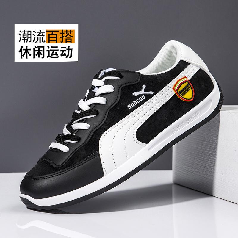 

Мужская обувь 2025 года, новый трендовый взрыв, обувь Forrest Gump, мужская спортивная и повседневная, универсальная, модная, корейская, папина, модная обувь 44 чёрный