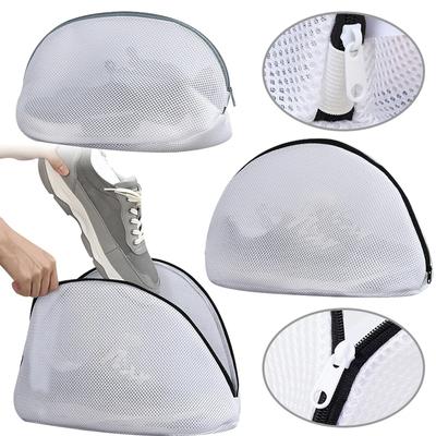 Borsa per biancheria in rete Borsa per scarpe per lavatrice con cerniere Borse per riporre scarpe da viaggio Borse protettive per riporre abiti