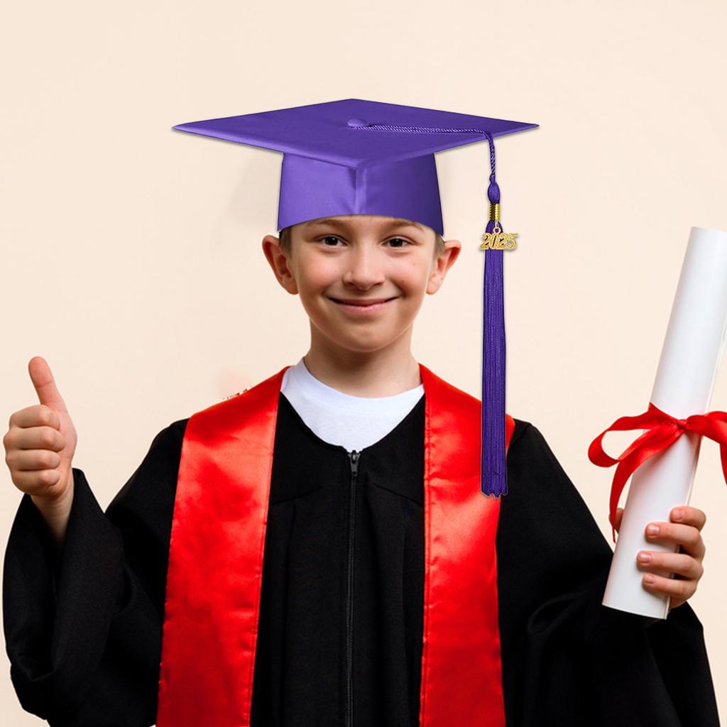 1pc Graduation Hat With Removable Year Charm Knitted Doctoral Hat Graduation Cap Personalized Master Degree Hat Bachelor Hat