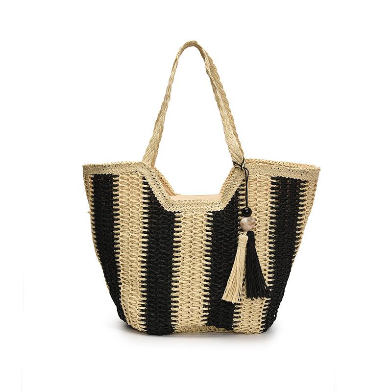 Large Capacity Bag Women's New Beach Seaside Vacation Shoulder Bag Fashion Tote Bag