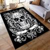 Skulls ornate patternscarpet Yoga living room room decor children's crawling mat doormat area rug games floor mat