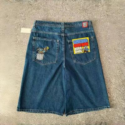 ZYLLO Amerikanische Straight Pants Herren und Damen Universal Jeans Street Fashion Vielseitige Shorts Personalisiert Harajuku Hip Hop Kleidung