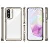 Etui Outer Space Case Do Samsung Galaxy A26 Pokrowiec Z Elastyczną Ramką  - Półprzezroczyste, Czarne
