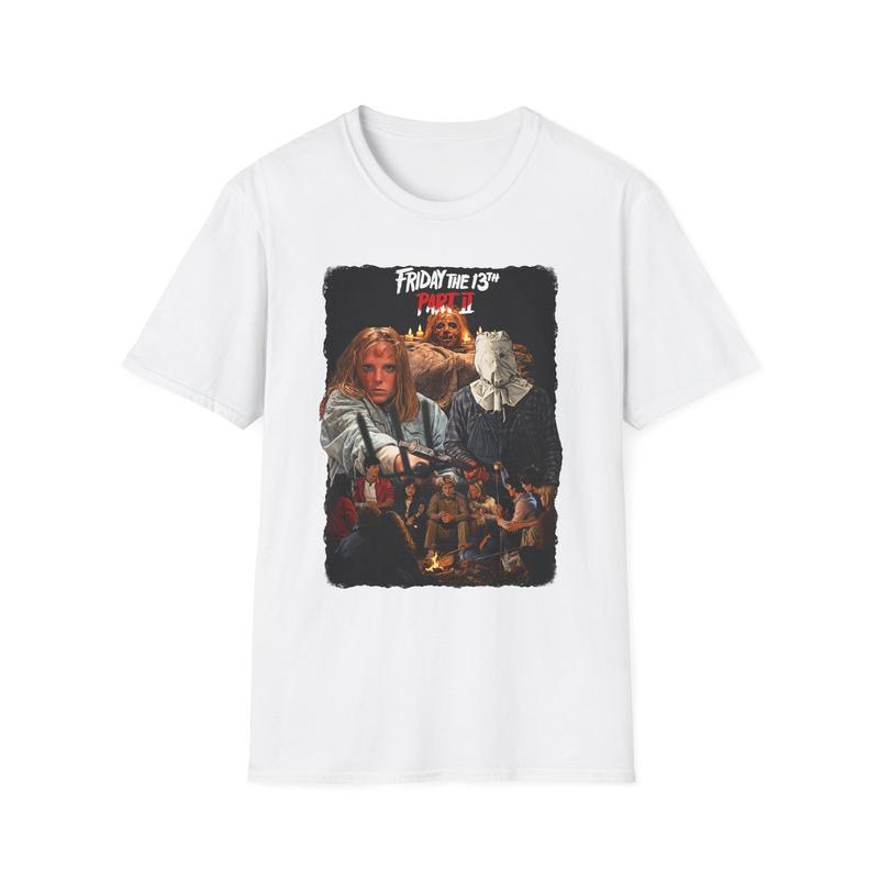 Friday the 13th part 2 Unisex T-Shirt| Horror Movie Poster S