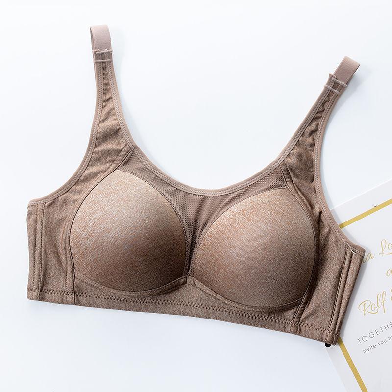

Бюстгальтер без стального кольца, женский тонкий хлопковый жилет, нижнее белье для мам, дышащий бюстгальтер большого размера для женщин среднего и пожилого возраста 36/80C