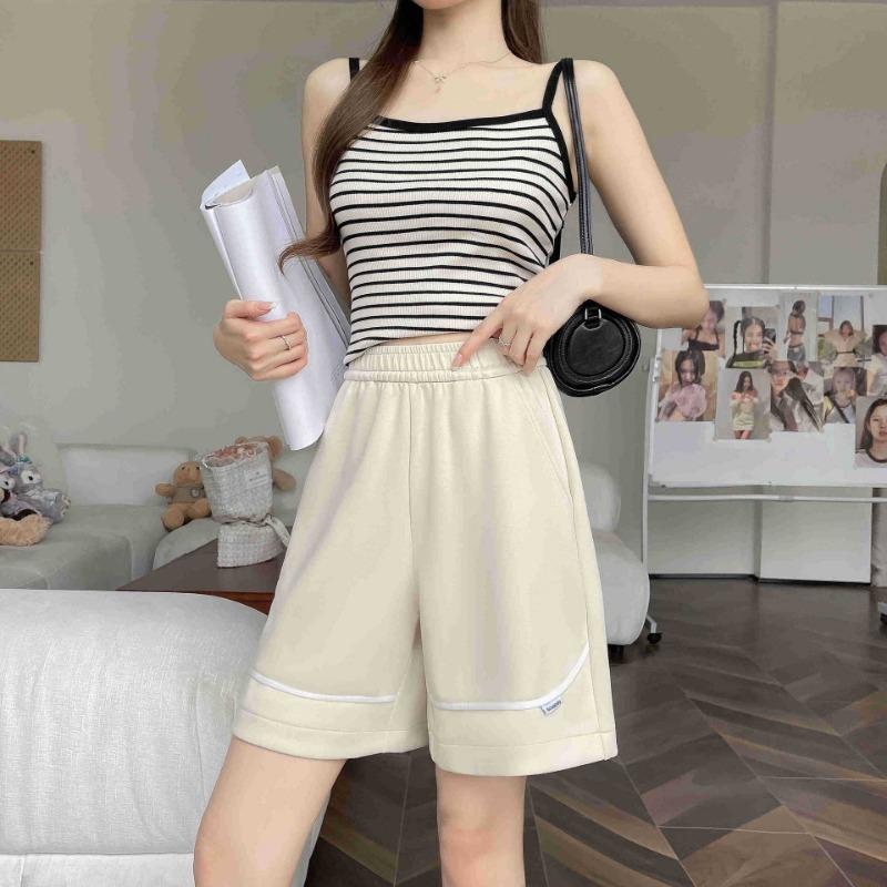 Pantaloni scurți largi de vară pentru femei Pantaloni casual largi