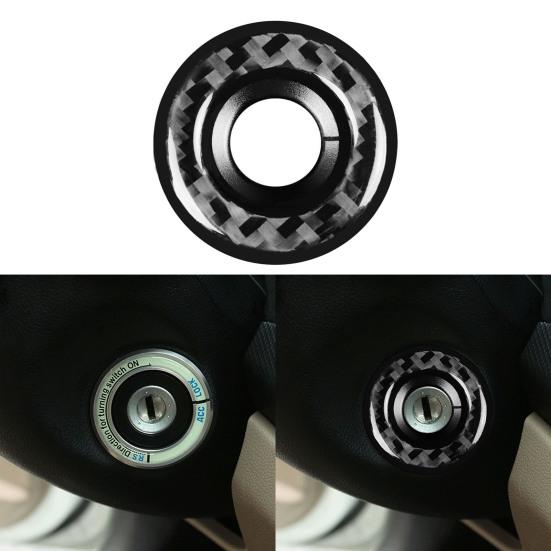 

Кольцевая крышка, изысканная замочная скважина, самоклеющееся волокно, углеродное мастерство, кнопка зажигания, кольцевая отделка для Volkswagen