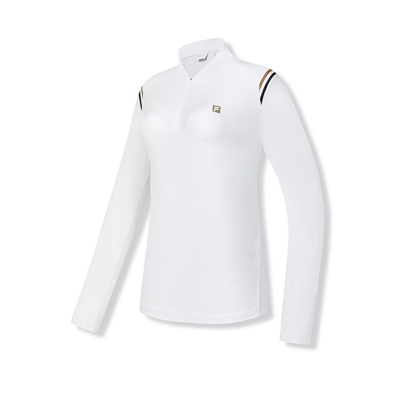 New FILA Polo Shirts Women's Jade White A11W435202FWT