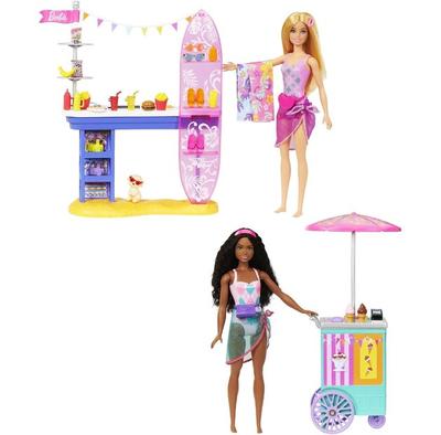 Barbie-Puppe Set Ein Tag am Meer HNK99