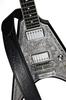 ZEMAITIS Embossed Leather Guitar Strap