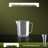 ZISIZ Commercial Graduated Plastic Measuring Cup