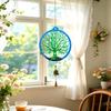 Round Branch Resin Mold Silicone Casting Mold with Leaf Cutout Details, Easy Release Design for DIY Hanging Ornament and Handmade Craft Use