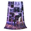 JuL C'est Pas Des Lols Fleece Throw Blankets French Rapper Blankets for Bed Travel Lightweight Bedroom Quilt