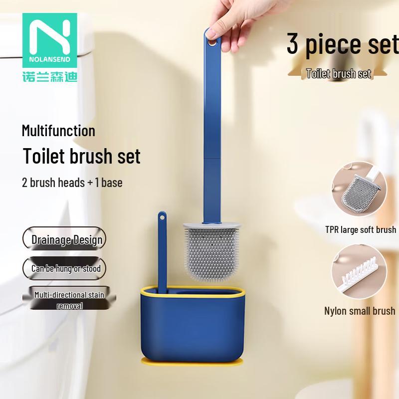 NOLANSEND Wall-Mounted Toilet Brush Set