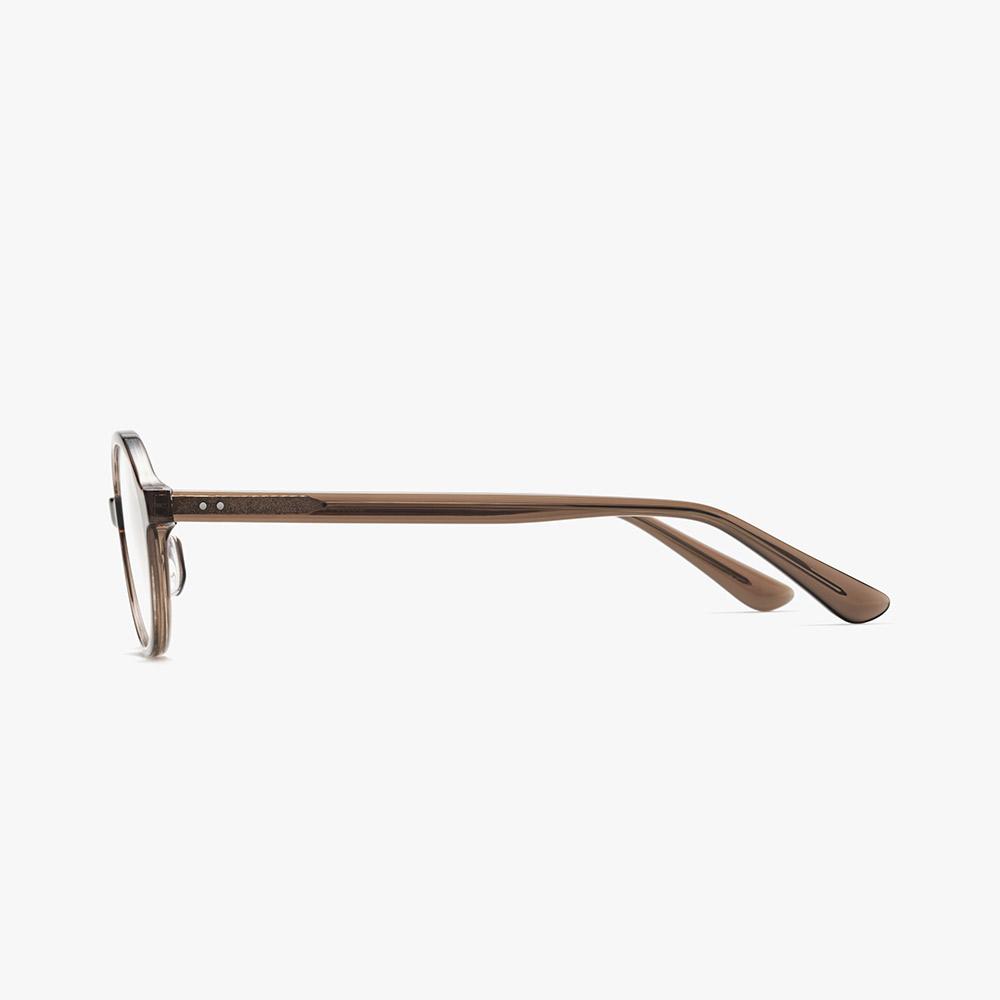 Lugobtikeol [Dunn] Oval Horn-Rimmed Eyeglass Frames (Lc5964 330 53)