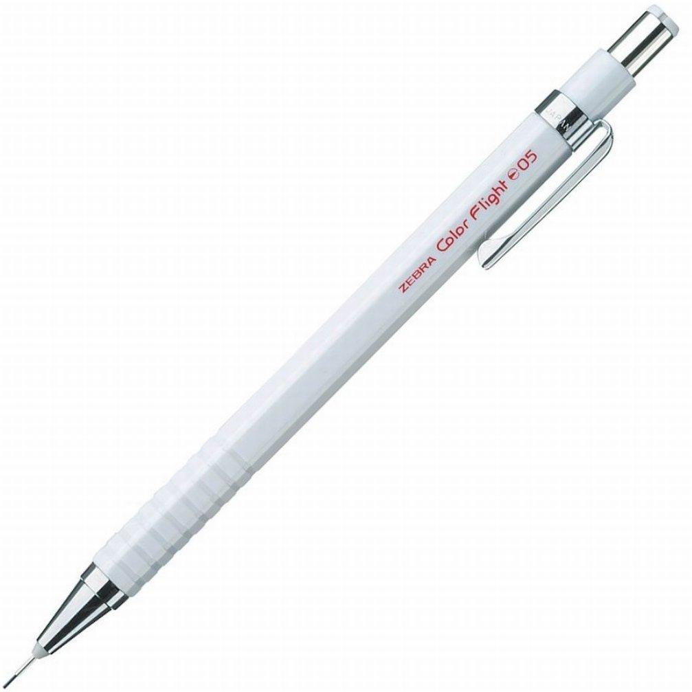 Zebra Color Flight Mechanical Pencil White 10 pcs 0.5 B-MA53-W