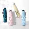Sun and Rain Both Use Sun UV Protection Sunshade 3 Folding Rainy Umbrella  Girl