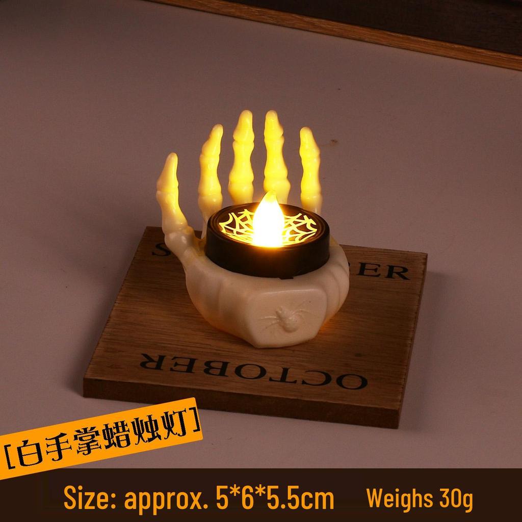 Children's Luminous Halloween Lantern: Pumpkin, Spider, and Skeleton Candle Decoration