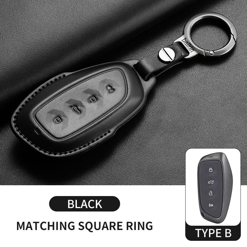 Car Smart Key Case Cover For Haval Great Wall Hover H1 H4 H6 H7 H9 F5 F7 H2S M6 B07 Gmw Jolion Dargo Leather Protection Key Fob