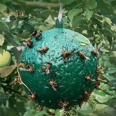 THG Trappola per Mosche Appesa a Sfera Rotonda Appiccicosa Zanzare Cattura Insetti per la Cucina del Parco