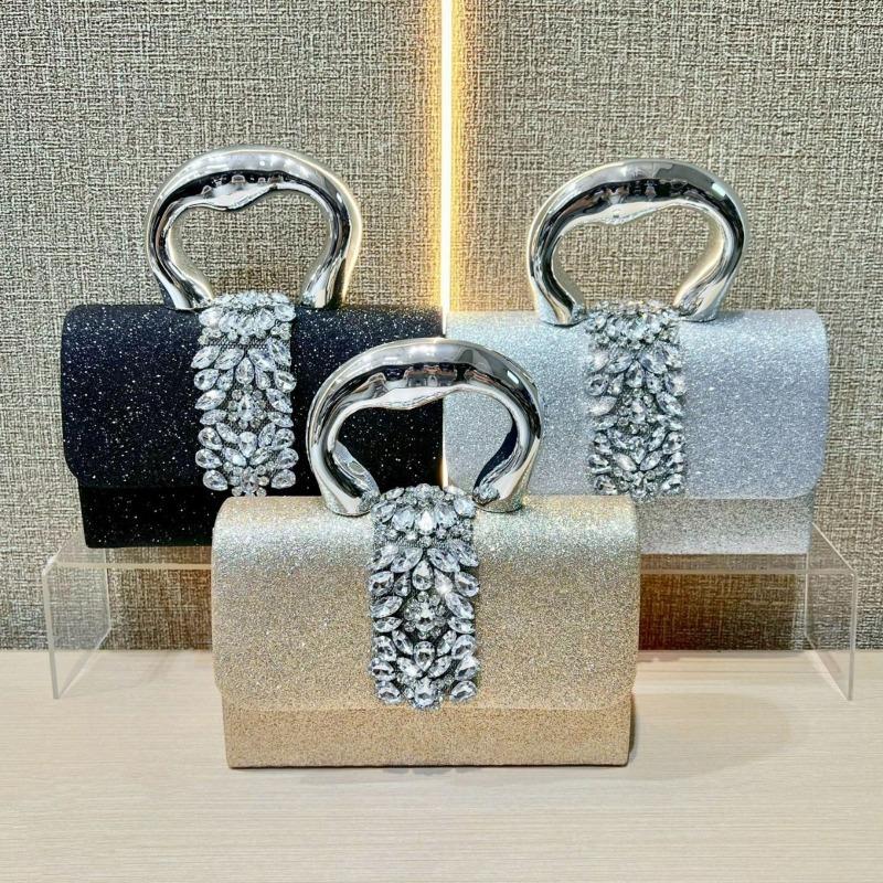Shiny and Stylish Handbag for Ladies, Light Luxury Evening Bag, Chain Strap, High-end Style, Crossbody Bag