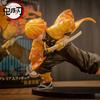 15cm Anime Demon Slayer Action Figure Model Agatsuma Zenitsu Collection Accessories Model Doll Toys