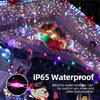 Solar String Lights Solar Fairy Lights 8 Modes Waterproof Solar Christmas Lights for Outdoor Patio Yard Trees Decor Multi-Color