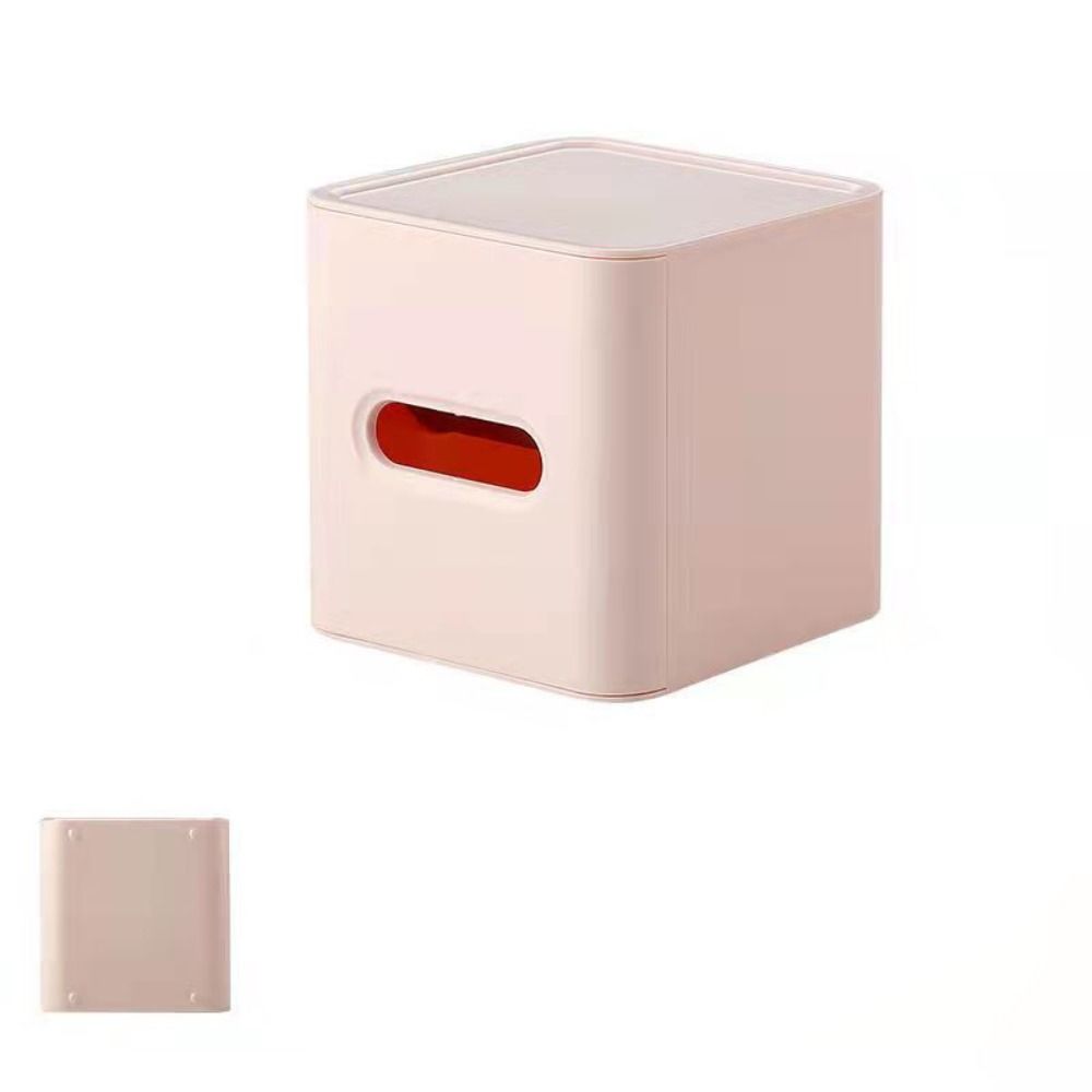 Plastic Roll Paper Holder Simple Desktop Tissue Box Modern Tissue Container  Coffee Table