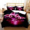 Purple Lavender Butterfly Comfortable Duvet Quilt Cover Pillowcase Bedding Set Children Bedroom Decoration Home Textile