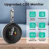 Portable Co2 Monitor Meter Sensor Indoor With Alarm, Air Quality Carbon Dioxide Monitor With Temper
