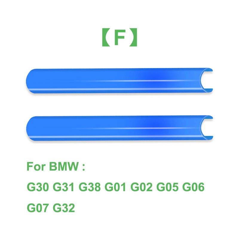 2 Peças Faixas de Acabamento da Grelha Dianteira Capa Adesivos de Moldura Para BMW F10 E60 F30 F32 F20 F22 F06 F02 F25 F26 G20 Série 1 2 3 4 5 6 7