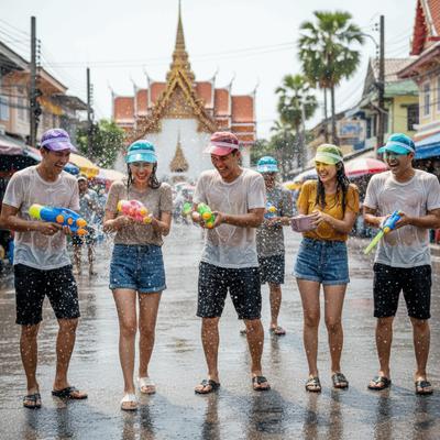 Transparent Water-Splashing Festival Hats Adjustable Brim Baseball Cap  Summer Season