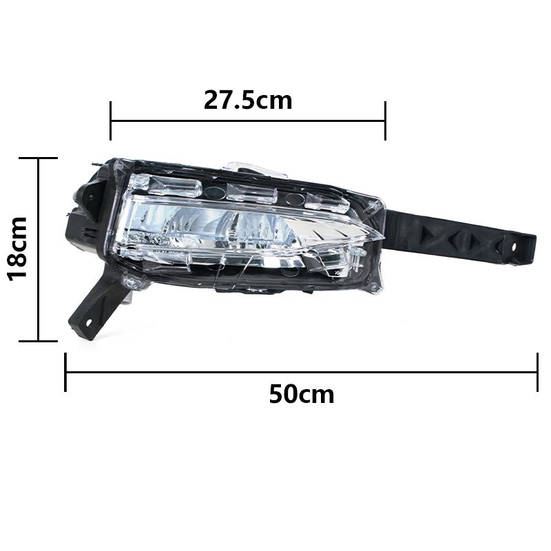 1Set For Lexus NX200T NX300 2018 2019 Car Front Bumper Fog Lamp DRL Daytime Running Drive Light Foglight Foglamp