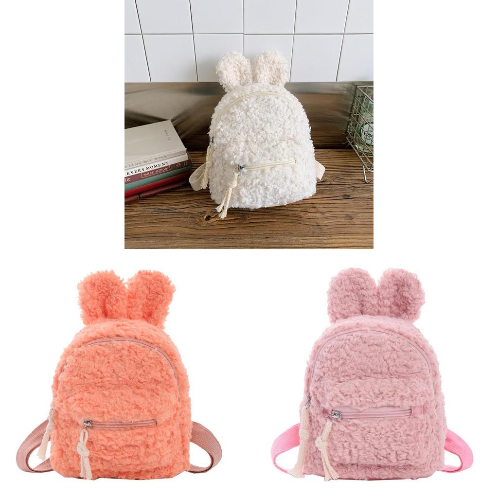 Zaino Peluche Cartoon per Bambini con Materiale Traspirante per l'Asilo