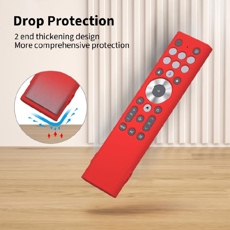 Protective Washable Silicone Cover For Class U8 Series LCD 4K Television Remote Controls Dust Resistant Shell