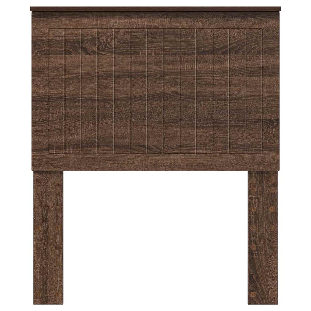 Headboard in Brown Oak Look 80 cm Particleboard