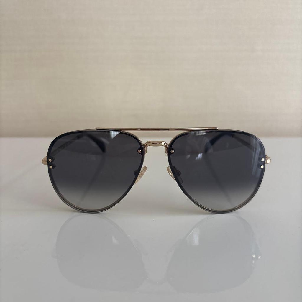 Used CELINE sunglasses aviator gold
