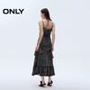 ONLY Halter Strap Slim Denim Maxi Dress