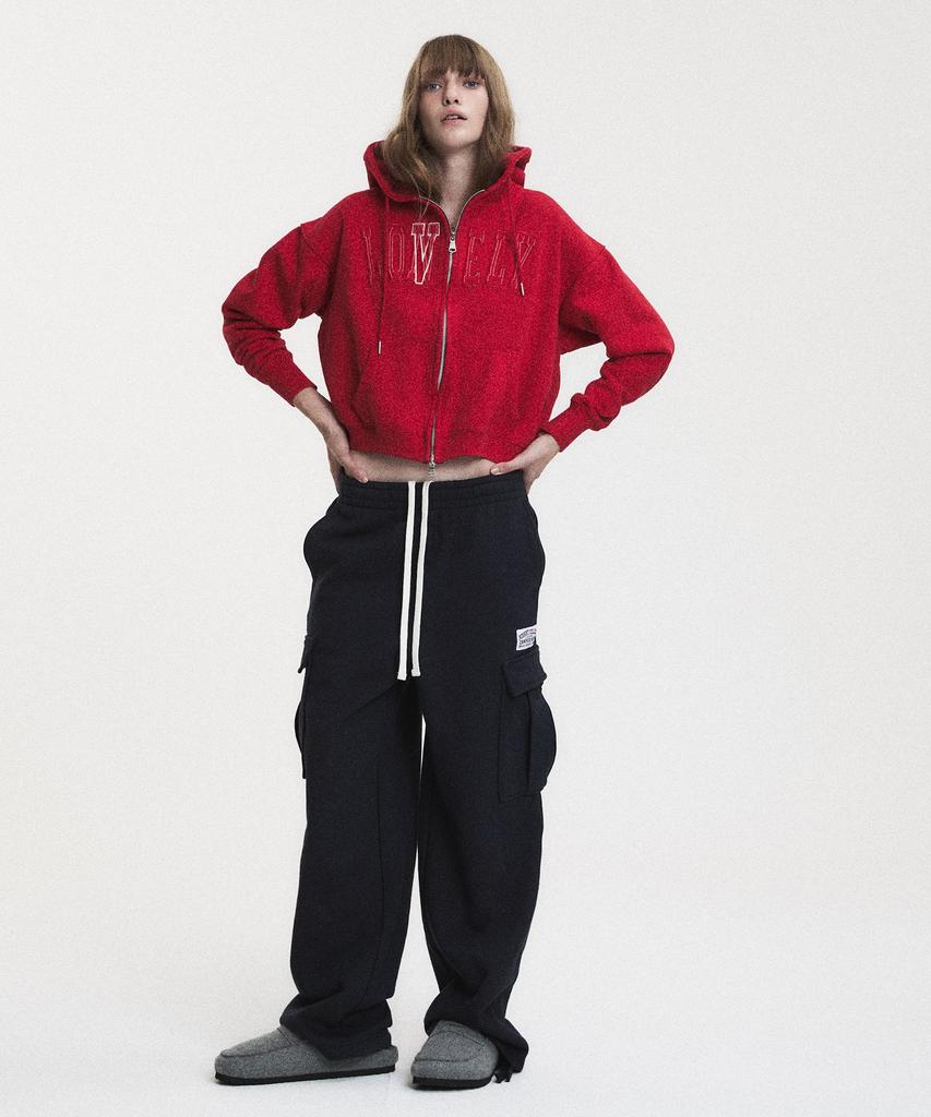 NOHANT Sweat Utility Cargo Pants Navy