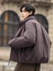 Trendy Brand 2025 Men's Stand Collar Down Jacket - High-End, Warm, Thickened White Duck Down Coat