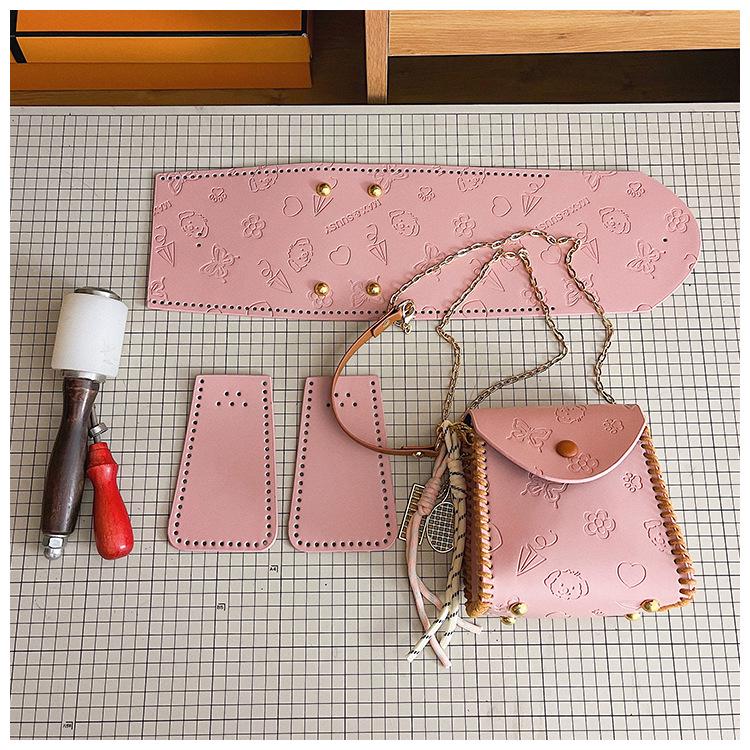 Zestaw DIY Kolorowy Mini Portfelik na Monety i Telefon Torba Crossbody dla Kobiet