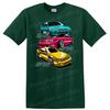 Car Enthusiast T Shirt Cool Racing Cars Graphic Design Tee 76-80 Characters